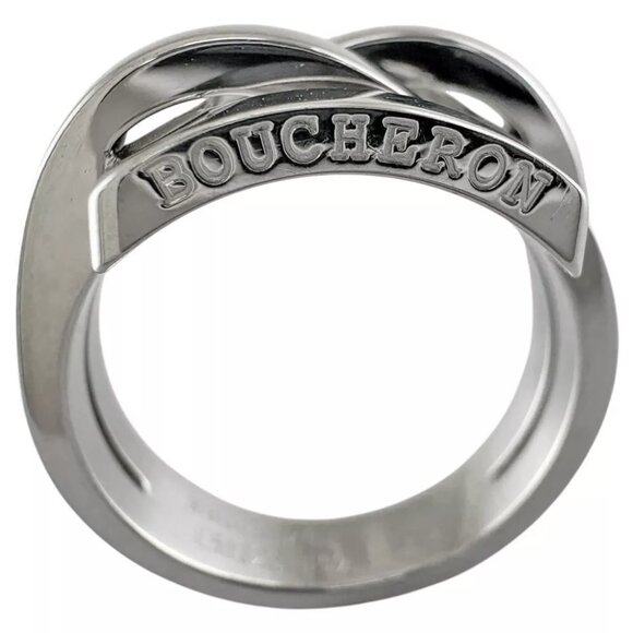 Boucheron Ring US 6 EU52 K18 white gold Deshne - Picture 7 of 9